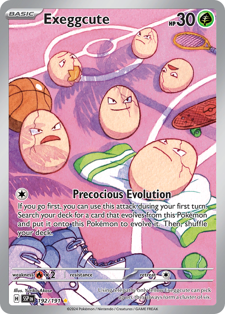 Surging Sparks Exeggcute #192/191